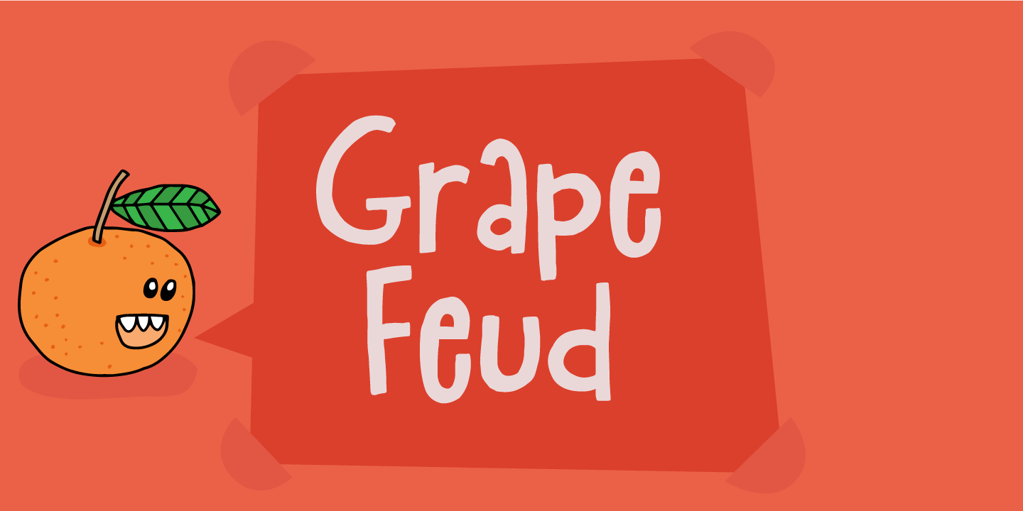 Grape Feud Font preview